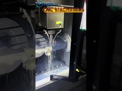 알루미늄 합금 작업 조각의 효율적인 CNC 회전 시범