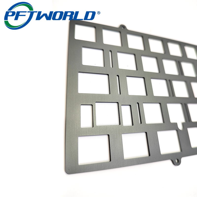 Metal Aluminium CNC Machining Components CNC Turning Parts Mechanical Keyboard Case Kit