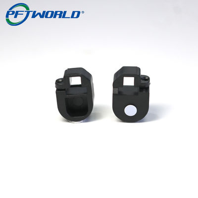 플라스틱 부분을 기계화하면서, 의학 카메라 액세서리를 분쇄하는 하얀 실크 스트린 CNC