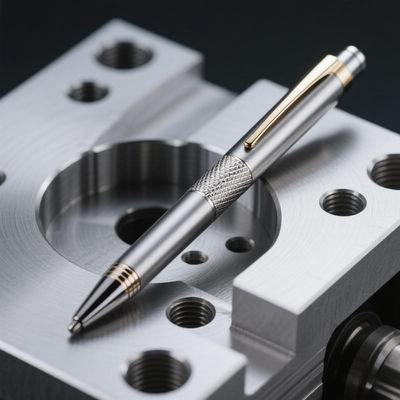 전술 티타늄 주머니 펜 고소화 저항 및 선물 준비 된 CNC 가공 티타늄 펜